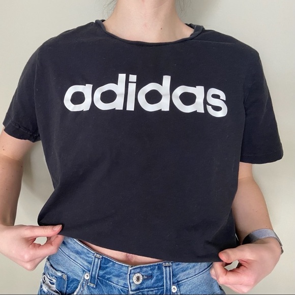 Black ADIDAS Vintage top - Picture 3 of 5